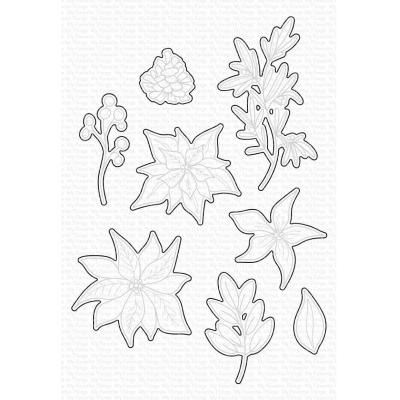 My Favorite Things Die-Namics - Pretty Poinsettias